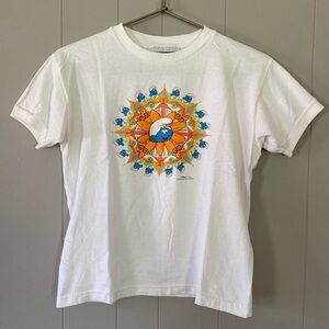 Y2K Smurf ringer tee